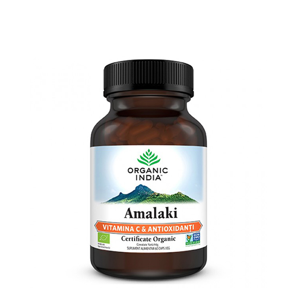 Amalaki – Vitamina C & Antioxidanti Naturali (fara gluten) BIO Organic India – 60 cps